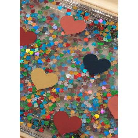 Glitter Lunch box | Bon coeur coloré - Konges Slojd