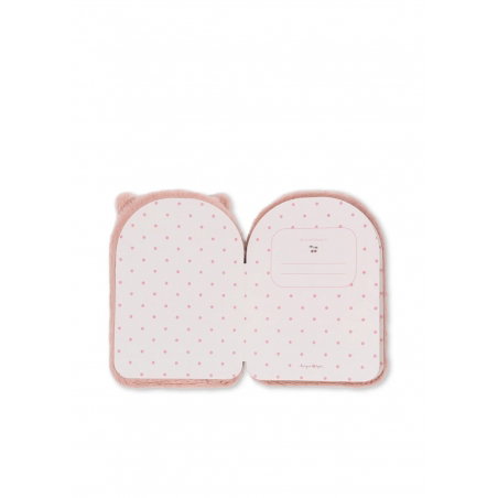 Carnet de notes en peluche | Rosa Pink - Konges Slojd