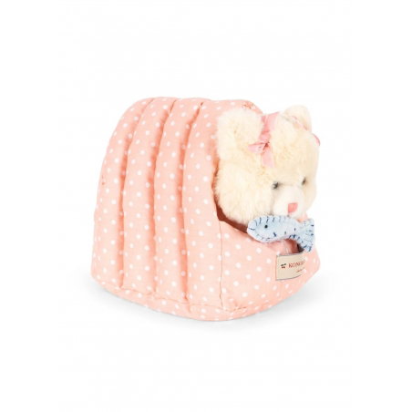 Peluche chat dans son panier - Konges Slojd