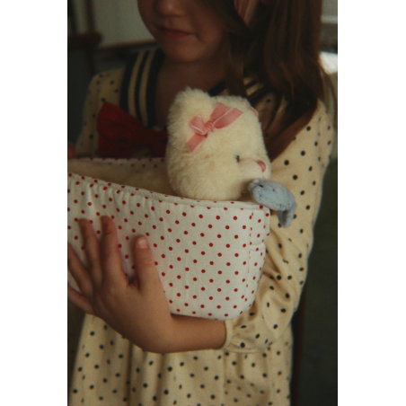 Peluche chat dans son panier - Konges Slojd