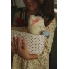 Peluche chat dans son panier