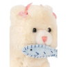 Peluche chat dans son panier