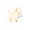 Peluche chat dans son panier