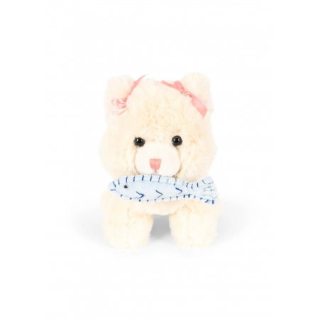 Peluche chat dans son panier - Konges Slojd