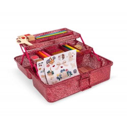 Coffret de loisirs créatifs | Glitter rose - Konges Slojd