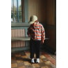 Veste Jody Teddy | Tangerine Stripe