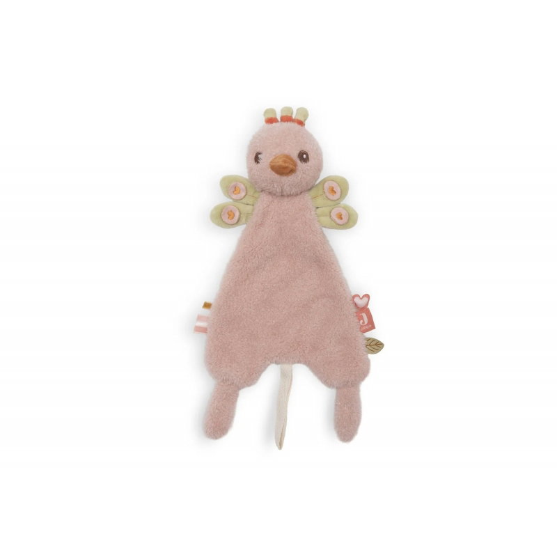 Doudou attache tétine | Peacock Pia