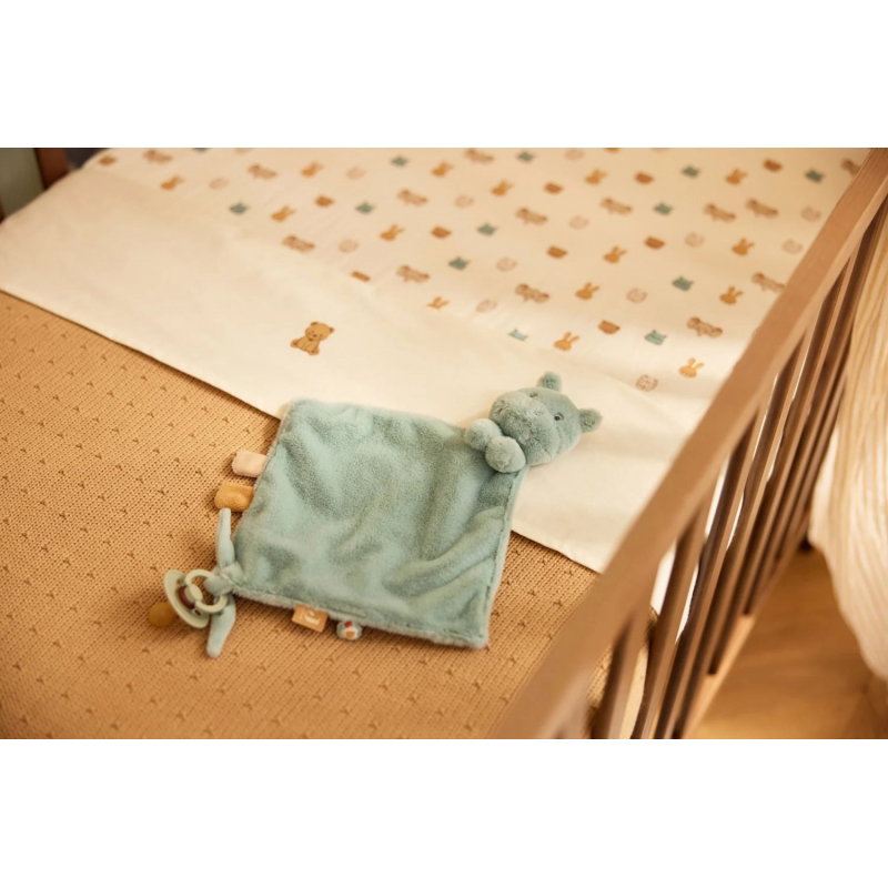 Doudou attache tétine | Hippo Happy
