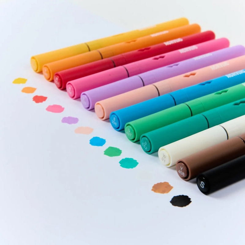 Boite 12 feutres acryliques