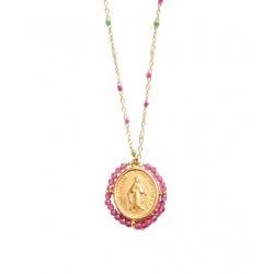 Collier chaîne perlée | Cassis Basilic
