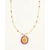 Collier chaîne perlée | Cassis Basilic