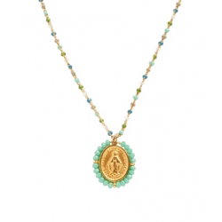 Collier chaîne perlée | Diabolo Menthe