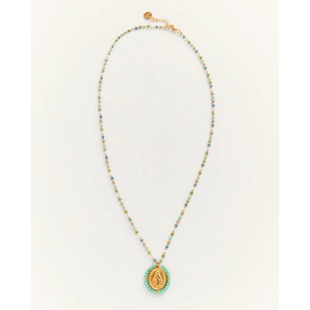 Collier chaîne perlée | Diabolo Menthe - Palas