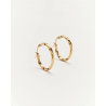 Boucles d'oreilles créoles torsadées | Henriette
