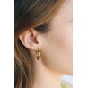 Boucles d'oreilles créoles torsadées | Henriette