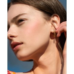 Boucles d'oreilles créoles torsadées | Georgette