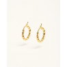 Boucles d'oreilles créoles torsadées | Georgette