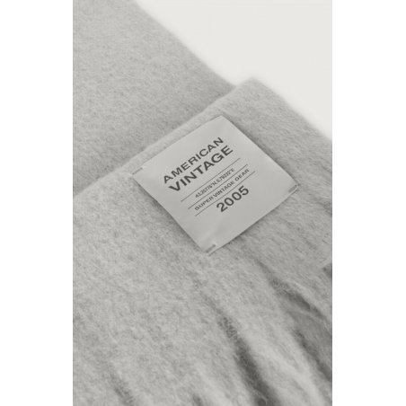 Écharpe Zinaco | Gris Chiné Noir L - American Vintage Femme