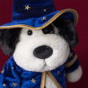 Peluche chien magicien