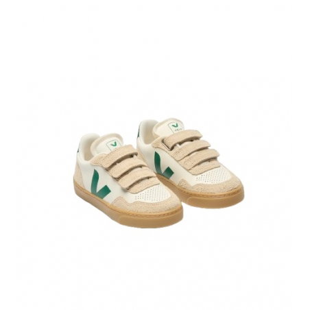 Basket junior Volley leather | Pure Golf Almond - Veja