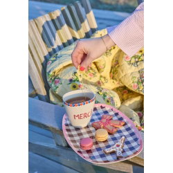 Grande assiette rectangulaire | Check Me Out