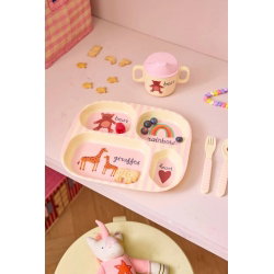 Set vaisselle bébé | Pink ABC