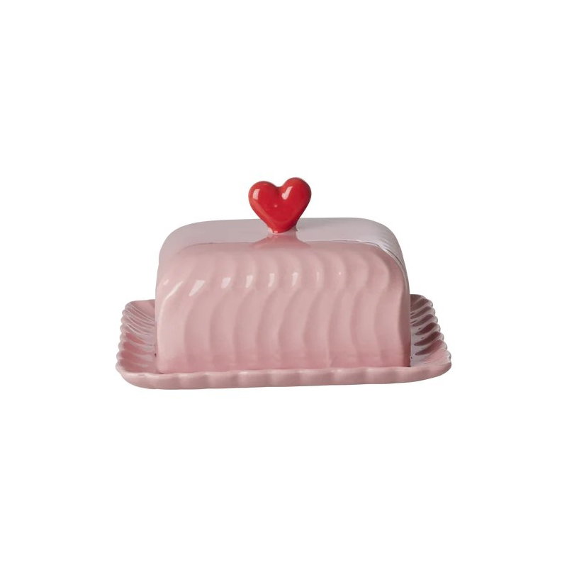 Beurrier céramique | Rose