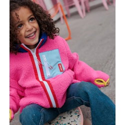 Veste Polaire enfant | Fuchsia