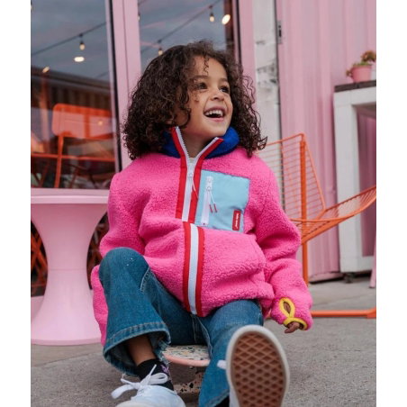 Veste Polaire enfant | Fuchsia - Hello Hossy