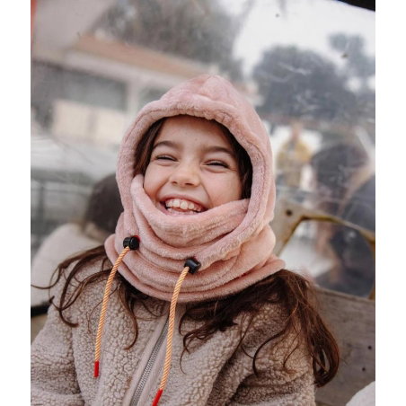Cagoule enfant Warmy | Pink - Hello Hossy