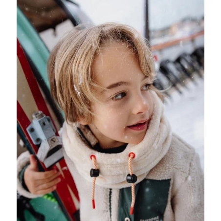 Cagoule enfant Warmy | Cream - Hello Hossy