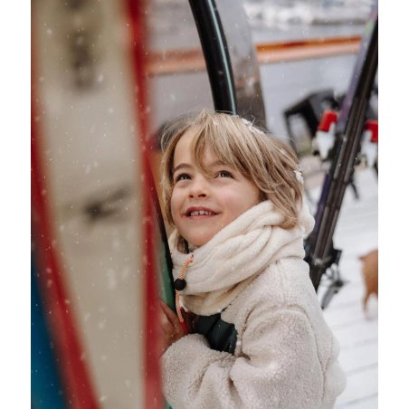 Cagoule enfant Warmy | Cream - Hello Hossy