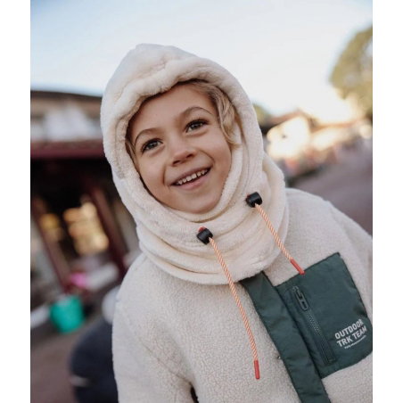 Cagoule enfant Warmy | Cream - Hello Hossy