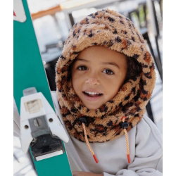 Cagoule enfant Warmy | Léopard