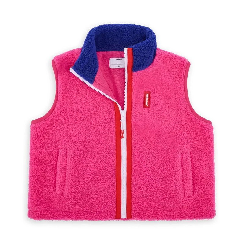 Veste Polaire sans manches enfant | Fushsia