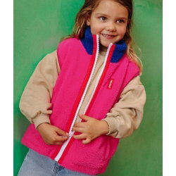 Veste Polaire sans manches enfant | Fushsia