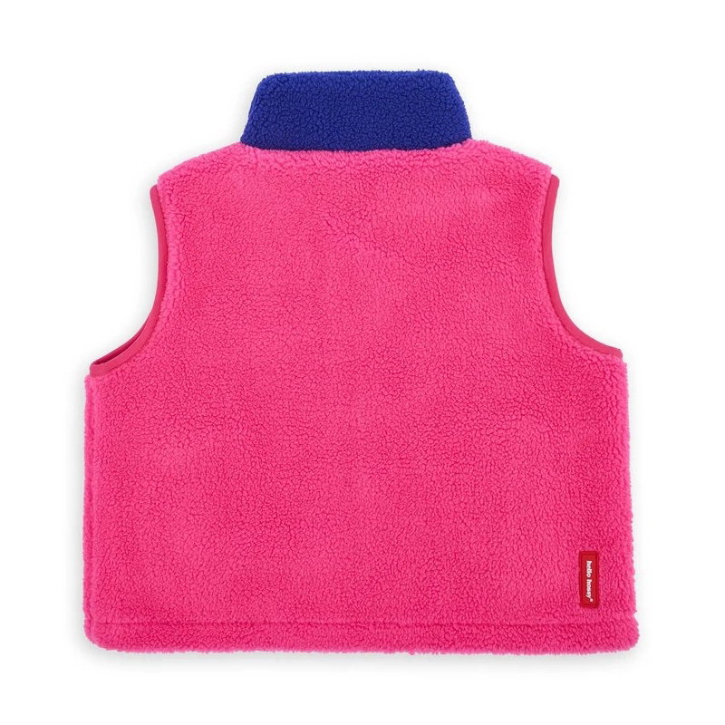 Veste Polaire sans manches enfant | Fushsia
