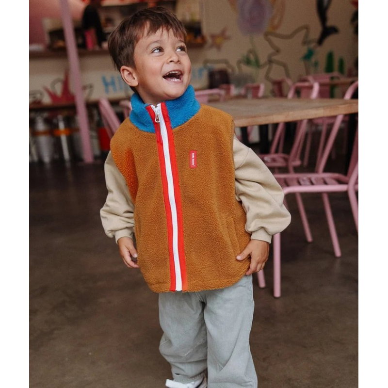Veste Polaire sans manches enfant | Blue Camel
