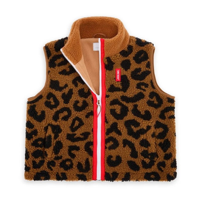 Veste Polaire sans manches enfant | Léopard