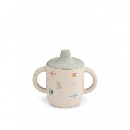 Tasse à bec silicone | Flying sandy - Liewood