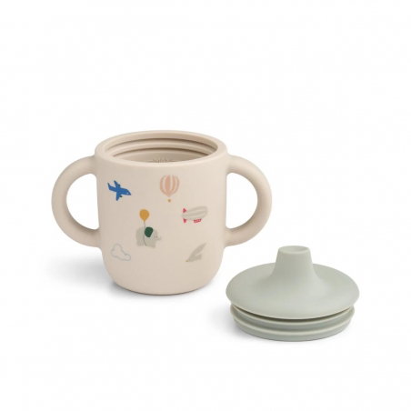Tasse à bec silicone | Flying sandy - Liewood