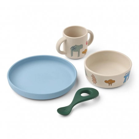 Box repas en silicone 4 pièces | Imagine - Liewood
