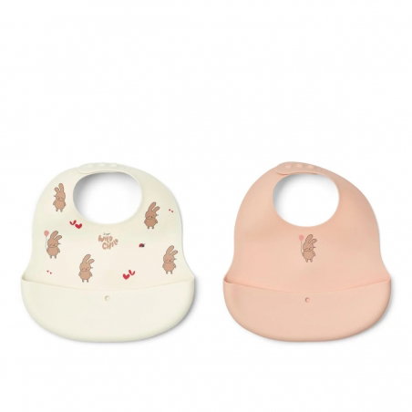 Lot de 2 bavoirs silicone | Wild child - Liewood