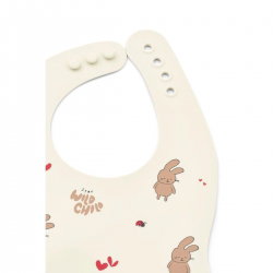 Lot de 2 bavoirs silicone | Wild child