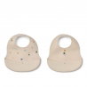 Lot de 2 bavoirs silicone | Flying