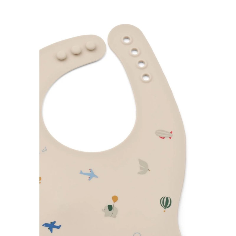 Lot de 2 bavoirs silicone | Flying