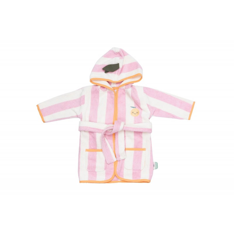 Peignoir en éponge 2-4 ans | Mandy mandarine