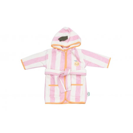 Peignoir en éponge 2-4 ans | Mandy mandarine - The cotton cloud