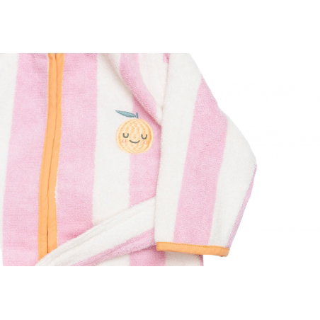 Peignoir en éponge 2-4 ans | Mandy mandarine - The cotton cloud
