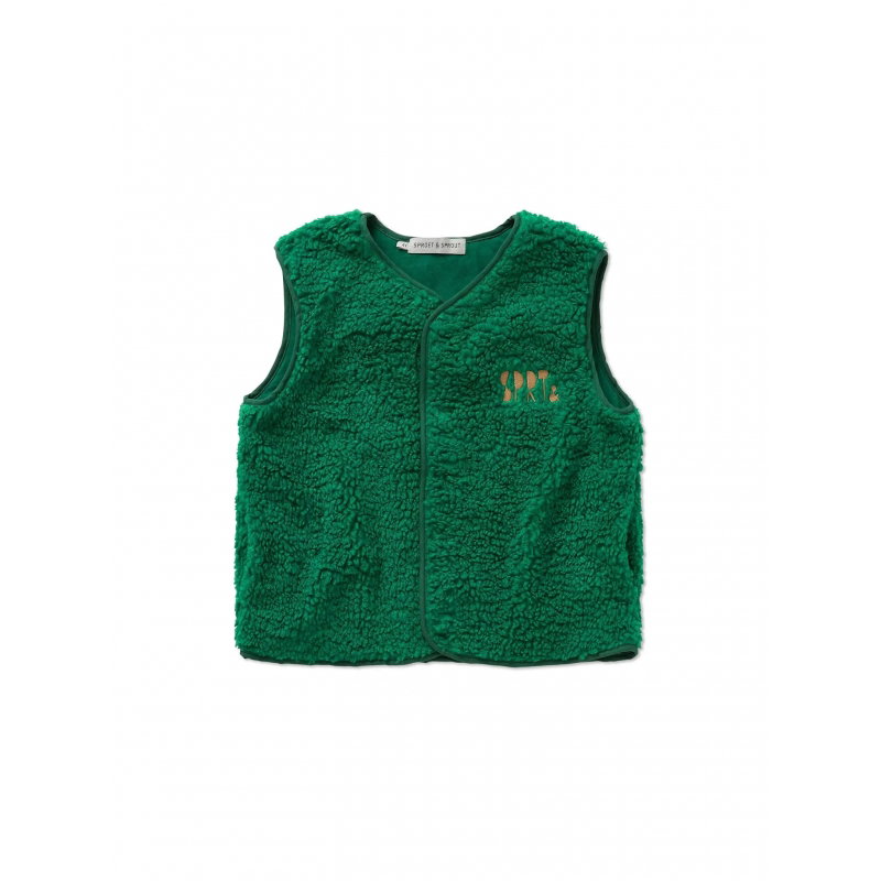 Gilet Teddy | Vert